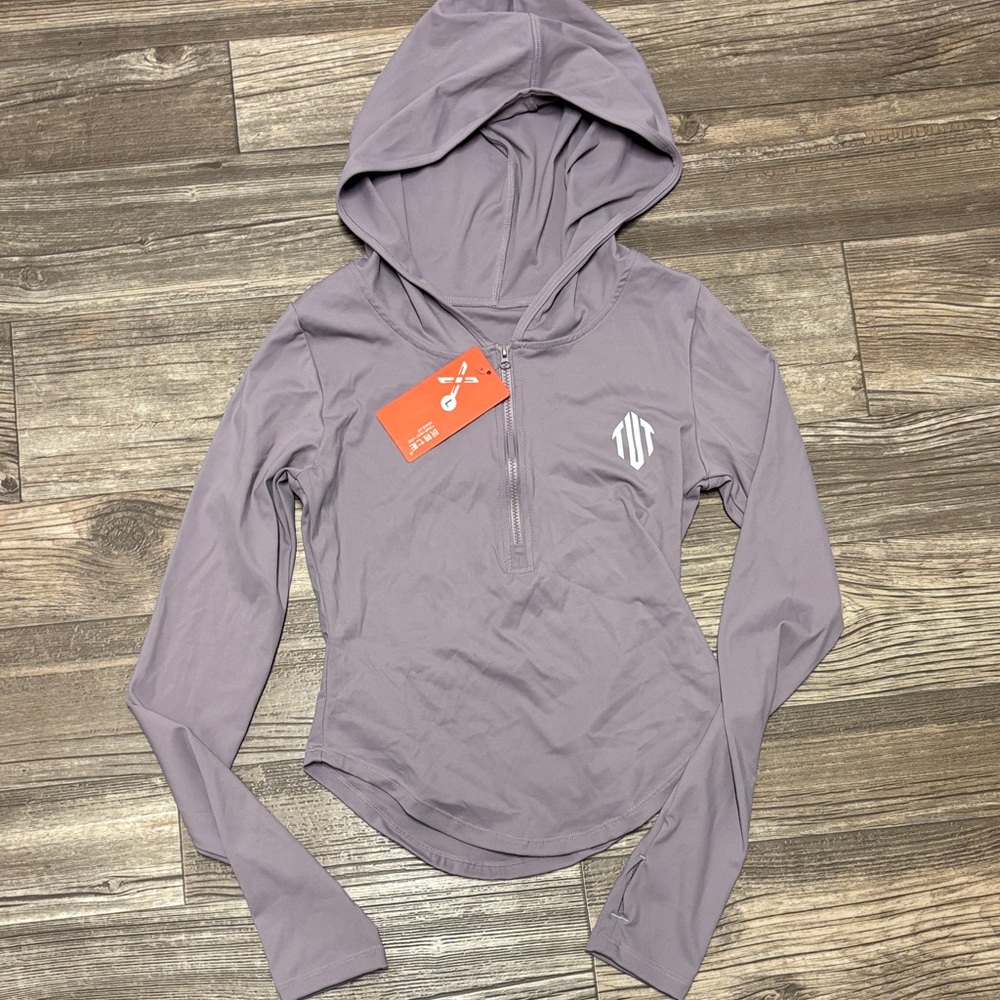 Women's Mauve Hooded Sweatshirt